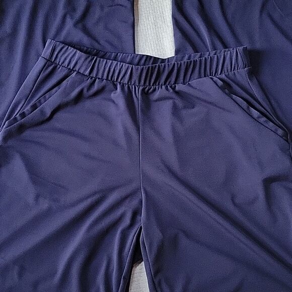 Notations Navy Blue Wide Leg Slacks Small MC - Picture 2 of 7